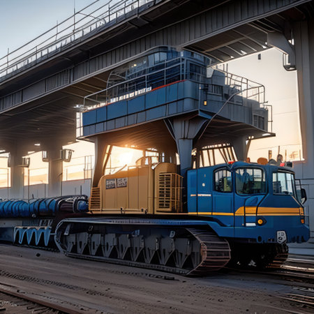 Inspiring of a with Down Syndrome working confidently in an industrialの素材