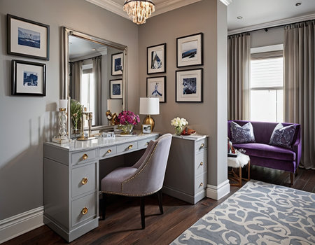 Luxury living room interior in classic style. 3d renderの素材
