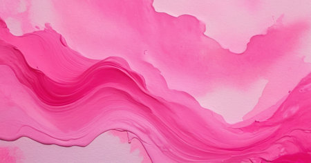 pink and white abstract acrylic painting on paper texture can use as backgroundの素材