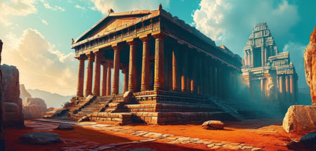 Temple of Hephaestus in Valley of the Templesの素材