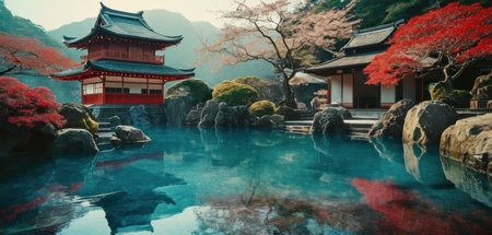 Kiyomizu-dera Temple in Kyoto, Japan.の素材