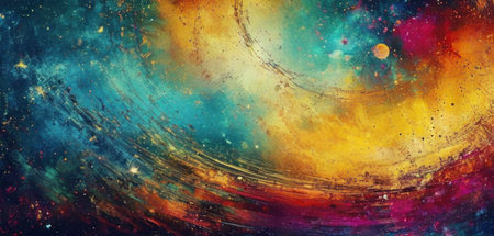 Cosmic space and stars, color cosmic abstract background. Elements of this image furnished by NASAの素材