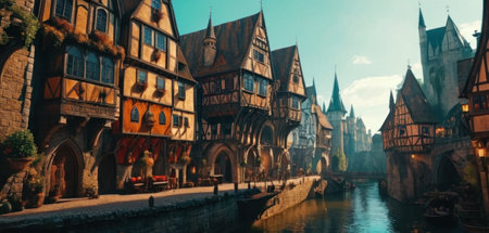Old Town of Petite France in Strasbourg, France, Europeの素材