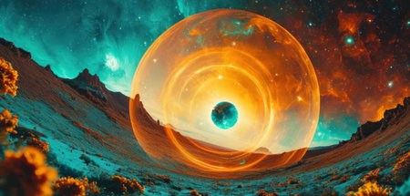 Space planets and nebula. Elements of this image furnished by NASAの素材