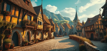 Old town of Petite France, Strasbourg, Alsace, Franceの素材