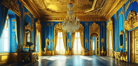 Interior of the royal palace in Stockholm.の素材