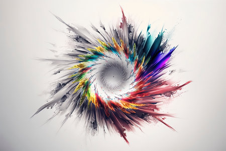 Abstract fractal. Fractal art background for creative design. Decoration for wallpaper, desktop, poster, cover booklet. Print for clothes, t-shirt. Creative illustration for designの素材