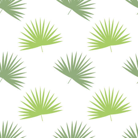 Vector tropical leaves seamless pattern, Tropical leaves repeated pattern, backdrop.のイラスト素材