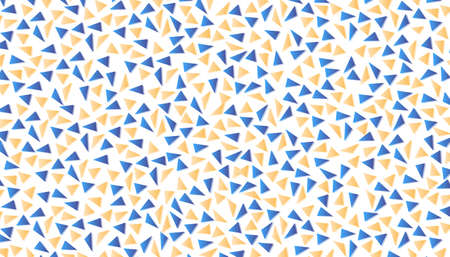 Blue and yellow triangle background,Vector.