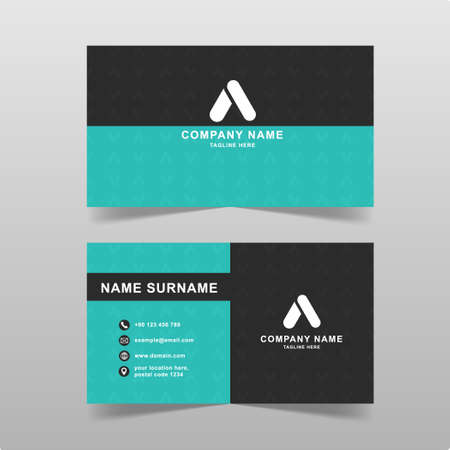 Modern business card vector template.のイラスト素材