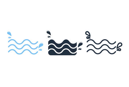 Ripple waves icon,Vector and Illustration.のイラスト素材