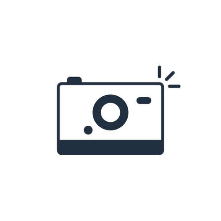 Cute camera icon,Vector and Illustration.のイラスト素材