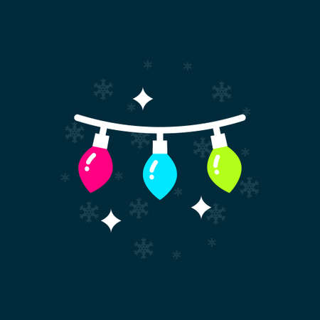 Decorative light flat design elements,Icon,Vector,Illustration.のイラスト素材