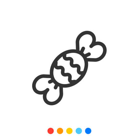 Candy cartoon icon,Vector and Illustration.のイラスト素材