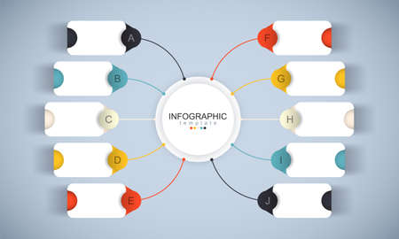 Modern design templates for presenting marketing information or business planning...