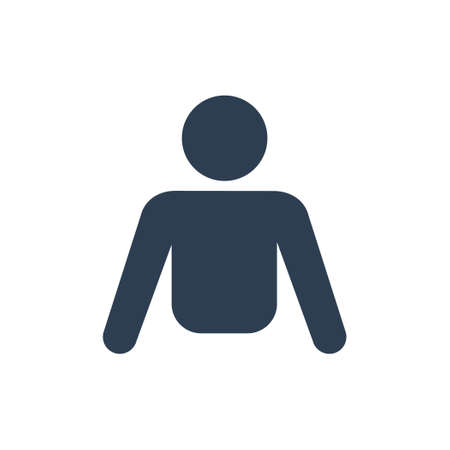 Disabled person icon, Amputated leg iconのイラスト素材