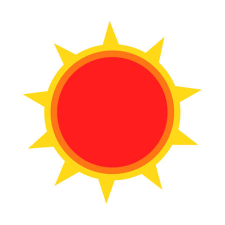 Sun icon, Cute icon about planets.のイラスト素材