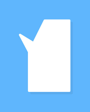 Speech bubbles vector element, Text balloon, Vector icon.のイラスト素材