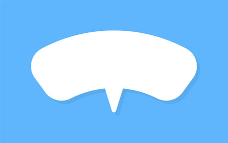 Speech bubbles vector element, Text balloon, Vector icon.のイラスト素材