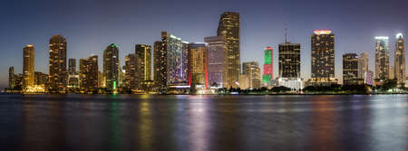 Miami, Florida, USA downtown skyline.の写真素材