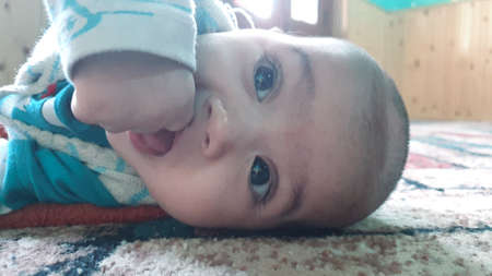 New born baby kid asian colour looks very beautiful.