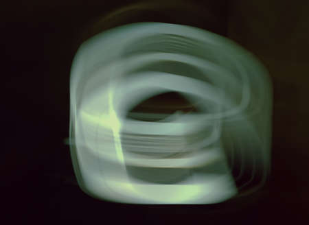 Blue, red, white and purple light painting photography, long exposure, ripples and waves against a...