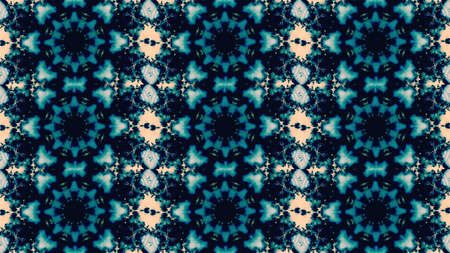 Perspective tile ethnic geometry pattern illustration ornament vintage. HQ rendering. Photographs...