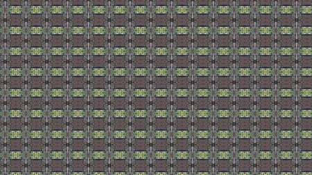 Perspective tile ethnic geometry pattern illustration ornament vintage. HQ rendering. Photographs...