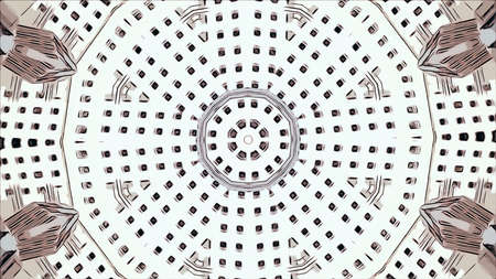 Art kaleidoscope mandala abstract. Geometry ethnic pattern. Arabesque illustration ornament....