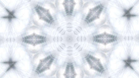 Art kaleidoscope mandala abstract. Geometry ethnic pattern. Arabesque illustration ornament. Abstract kaleidoscope background.の写真素材