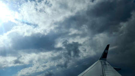 Air travel on hills turbines of an aircraft