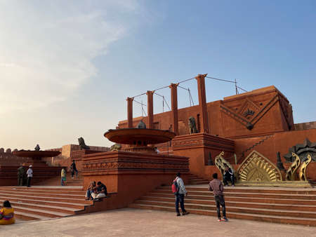 Hyderabad India. Ramoji film city in thelengana Andra pradesh. Buildings and sets.