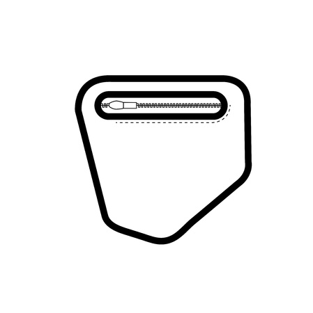 triple pocketのイラスト素材