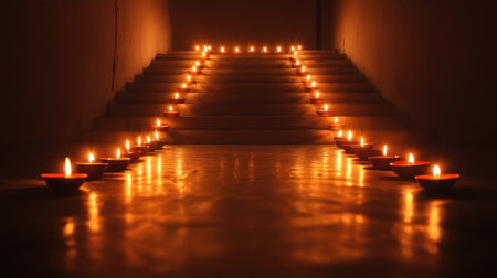 Candles on a Staircaseの素材