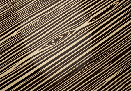Abstract stylized wood grain texture featuring dramatic, high contrast diagonal stripes and polished, glossy surface. ideal for modern background design.の素材