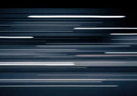 Dynamic abstract light streaks create a sense of rapid motion and energy. this modern background is ideal for technology, speed, or futuristic concepts.の素材
