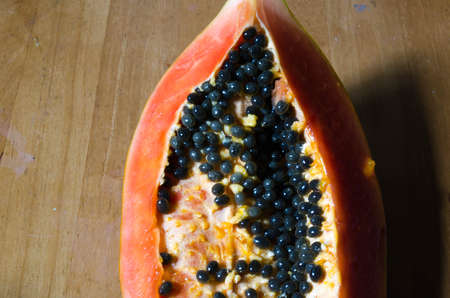 fresh papaya fruitの写真素材