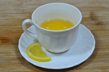hot delicious lemon teaの写真素材