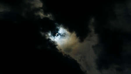 The view of Solar Eclipse 2019 from Kuala Lumpur, Malaysia. The annular