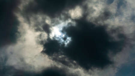 The view of Solar Eclipse 2019 from Kuala Lumpur, Malaysia. The annularの写真素材