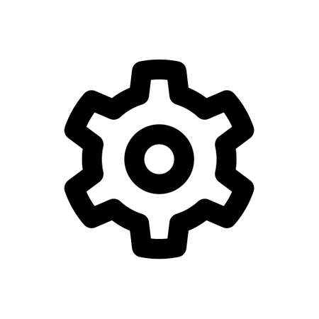 simple line icon in black color. Suitable for applications and website development. Editable and resize able, easy to apply on several projects.のイラスト素材