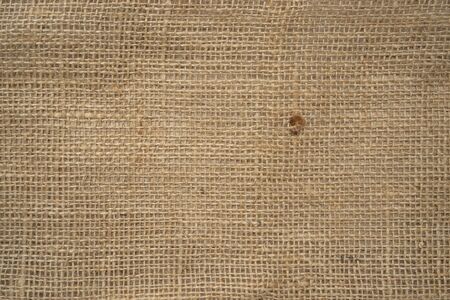 top view image of brown vintage fabric sack for backgrounds