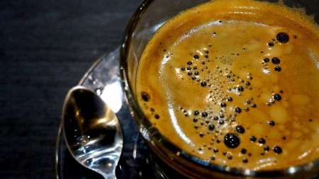 close up black coffeeの写真素材