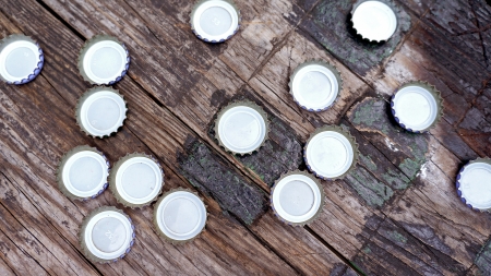 Bottle Caps Backgroundの写真素材