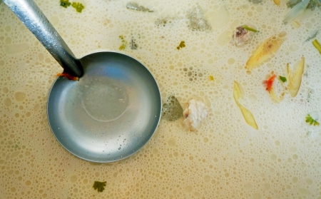 Sour and sweet stir fried shrimp with Paprikaの写真素材