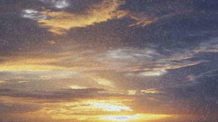 twilight skyの写真素材