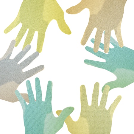 hands concept teamwork idea