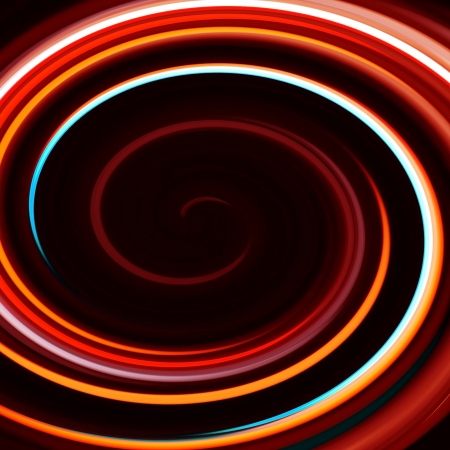 Red spiral waveの写真素材