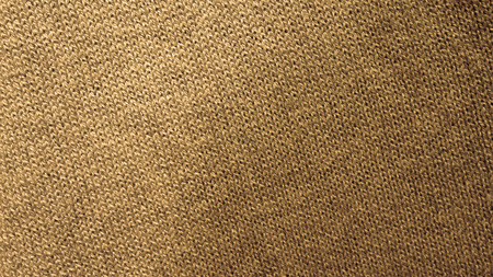 Gold knitting wool texture backgroundの写真素材
