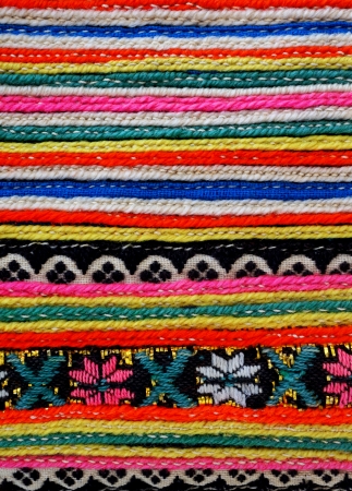 embroidered patternの写真素材
